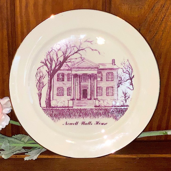 HISTORIC GEORGIA MILLEDGEVILLE SERIES Part VI
NEWELL-WATTS HOUSE PLATE Circa1825 - Picture 1 of 3
